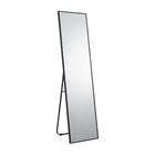 Spiegel 40x150 cm zwart aluminium