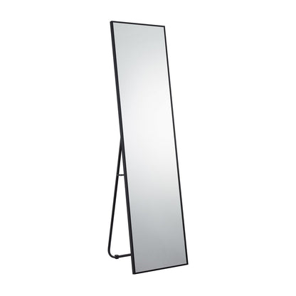 Spiegel 40x150 cm zwart aluminium