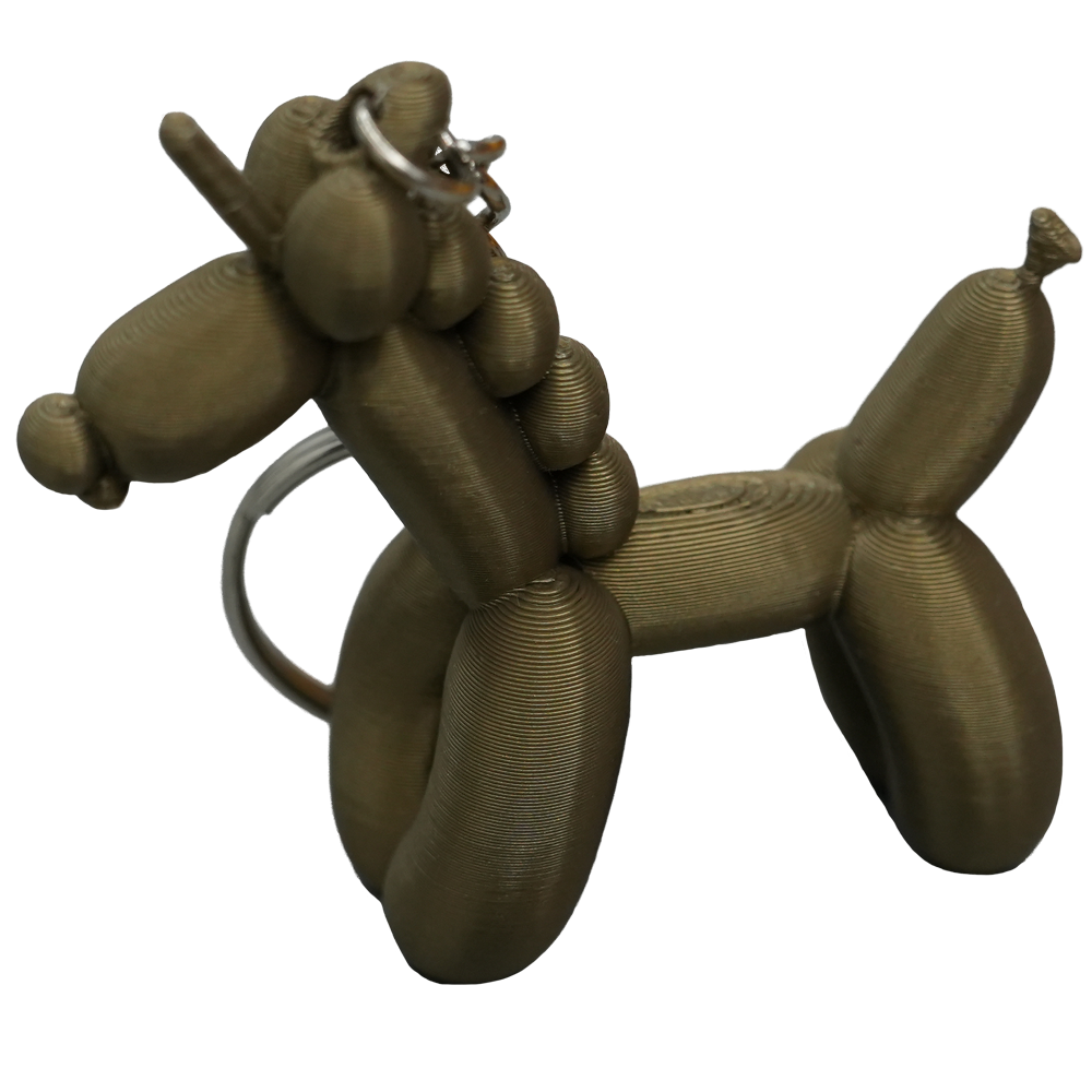 Unicorn Balloon Dog Keychain