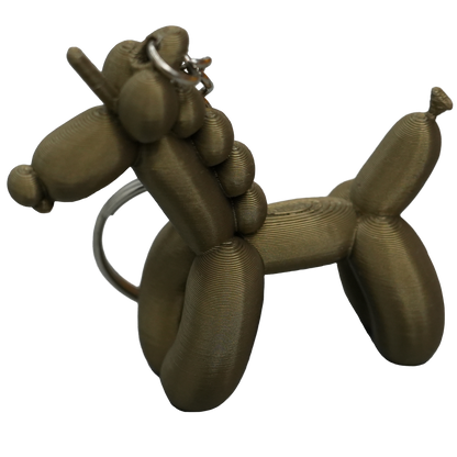 Unicorn Balloon Dog Keychain