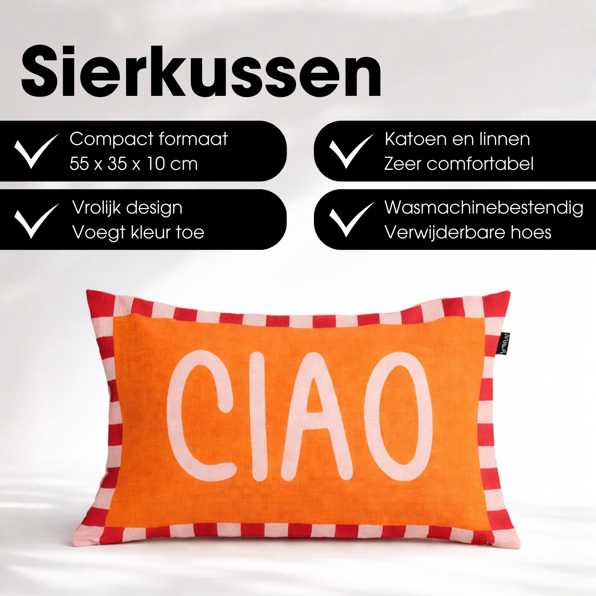 Decorative cushion Orange