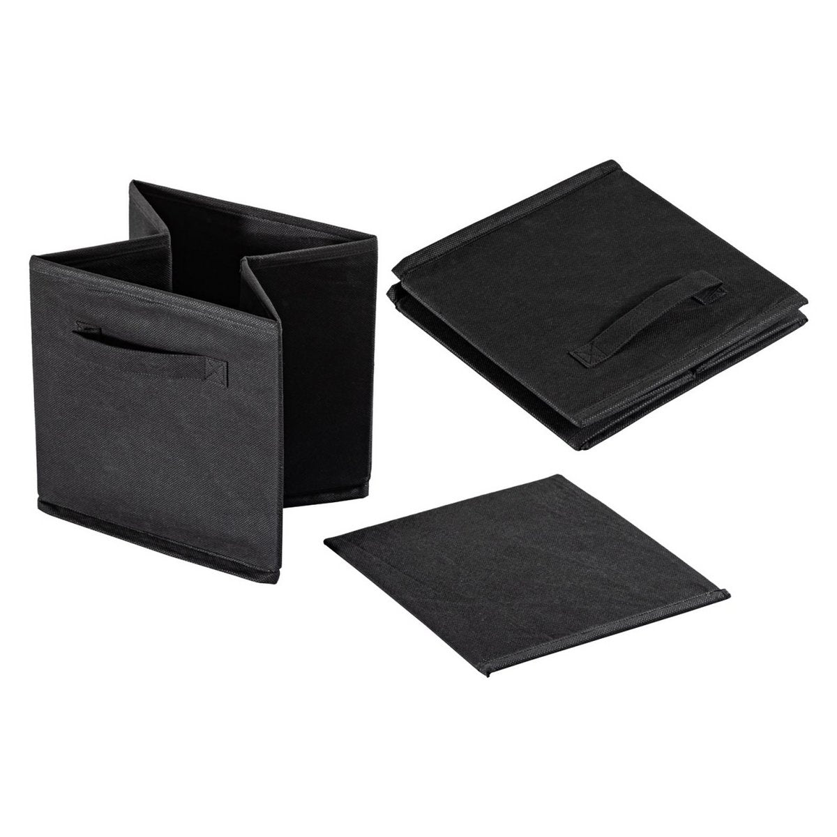 Opbergboxen 26x26x26 cm set van 6 polypropyleen
