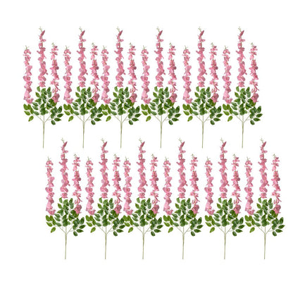Kunstbloemen 12 stuks 110 cm roze