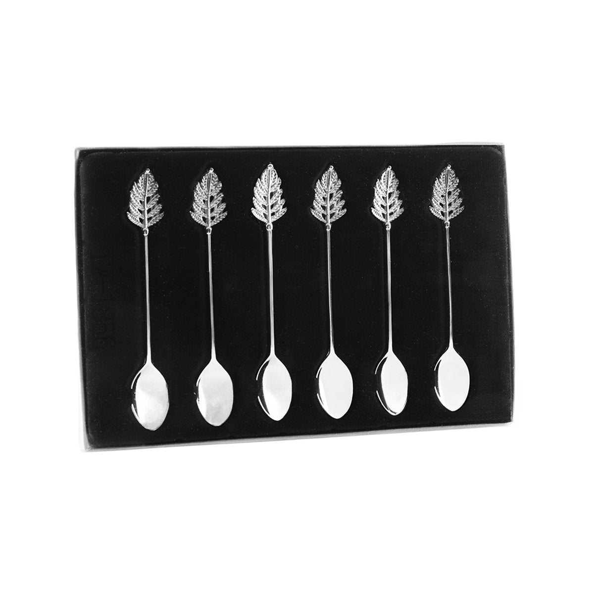 Theelepels zilver 6 stuks 12.1 cm