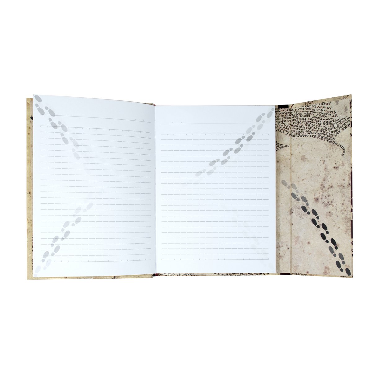 Harry Potter - A5 notebook in Marauder's Map design, magnetic