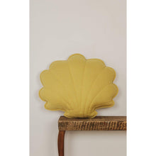 "Honing" linnen schelpkussen