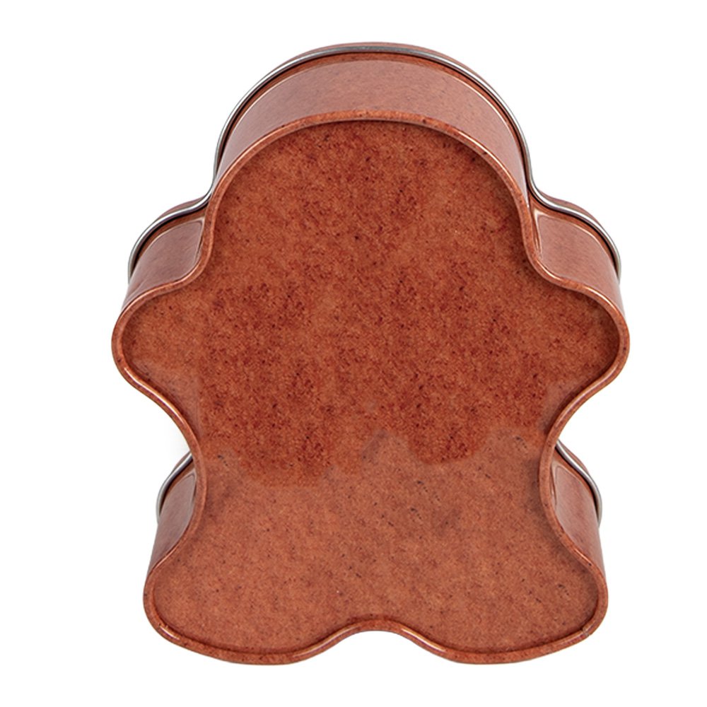 Bewaarblik 11x13x5 cm Bruin Metaal