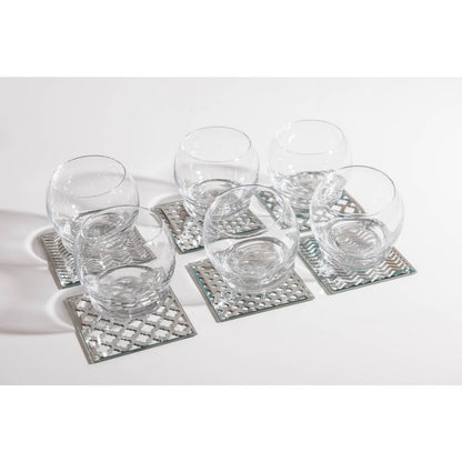 Whiskyglas 390 ml set van 6 transparant