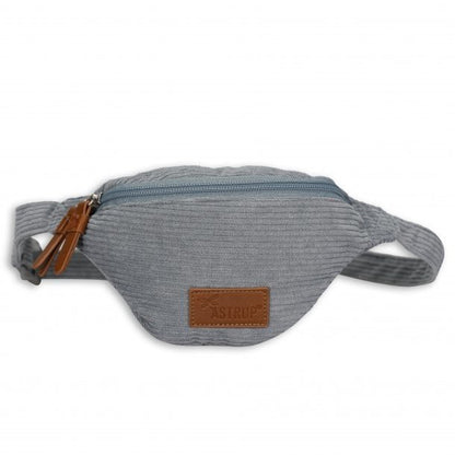 Heuptas corduroy blauw 23,5x11,3 cm