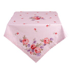 Tafelkleed 100x100 cm roze paars katoen rozen