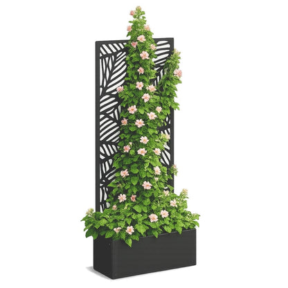 Plantenstandaard 118 cm ijzer zwart