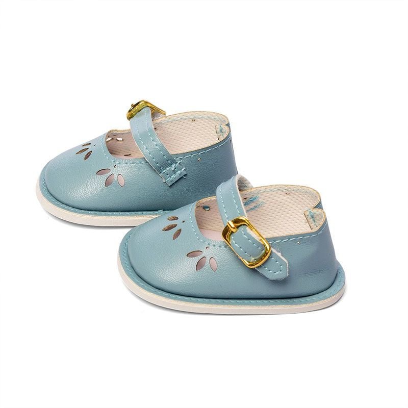 Poppenschoentjes blauw 46-50 cm
