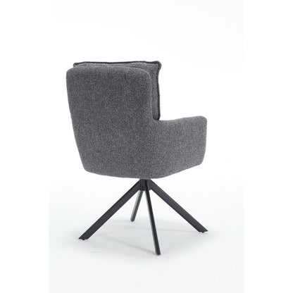 Fauteuil structuurstof antraciet