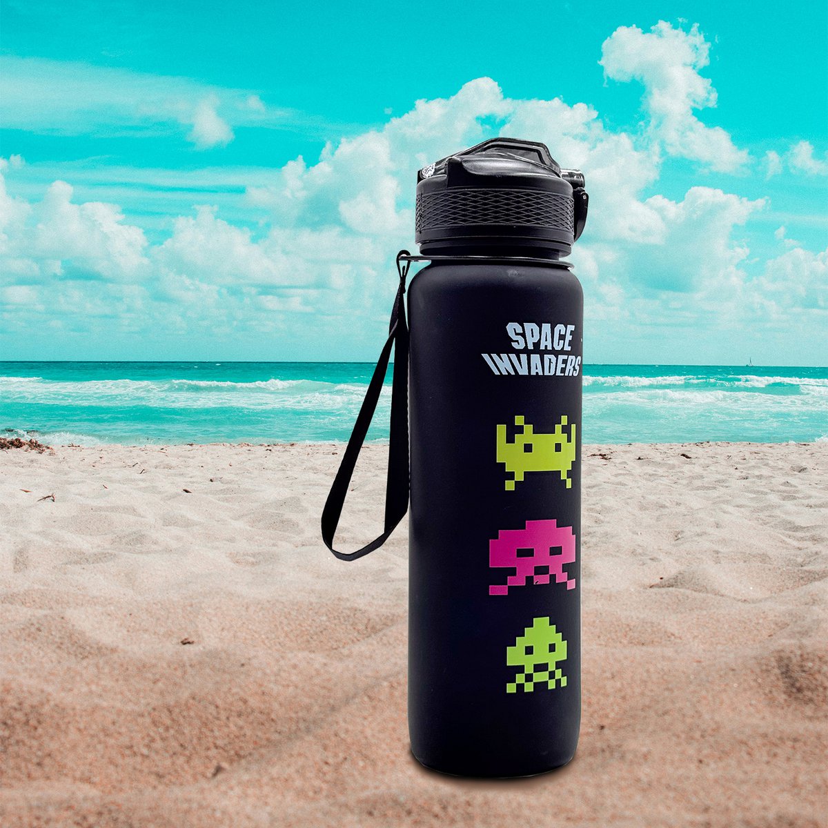 Space Invaders - Water Bottle