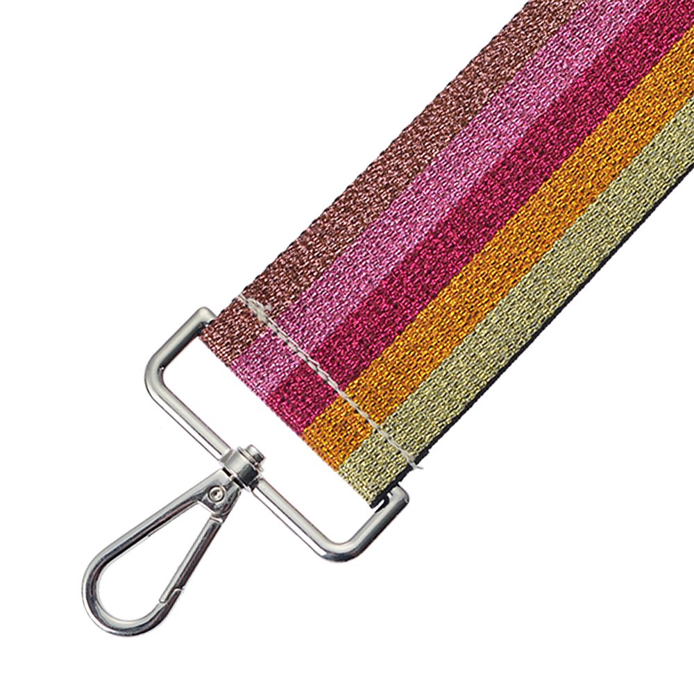Tassenriem roze synthetisch 5x140 cm