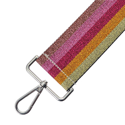 Tassenriem roze synthetisch 5x140 cm