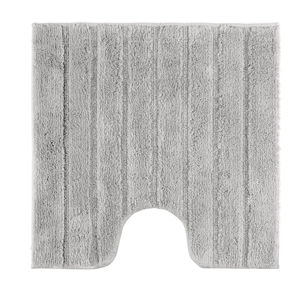 Toiletmat 59x59 cm katoen witte rook