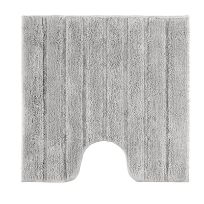 Toiletmat 59x59 cm katoen witte rook