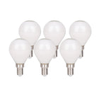 LED lamp E14 peervorm 4W melkachtig glas set van 6