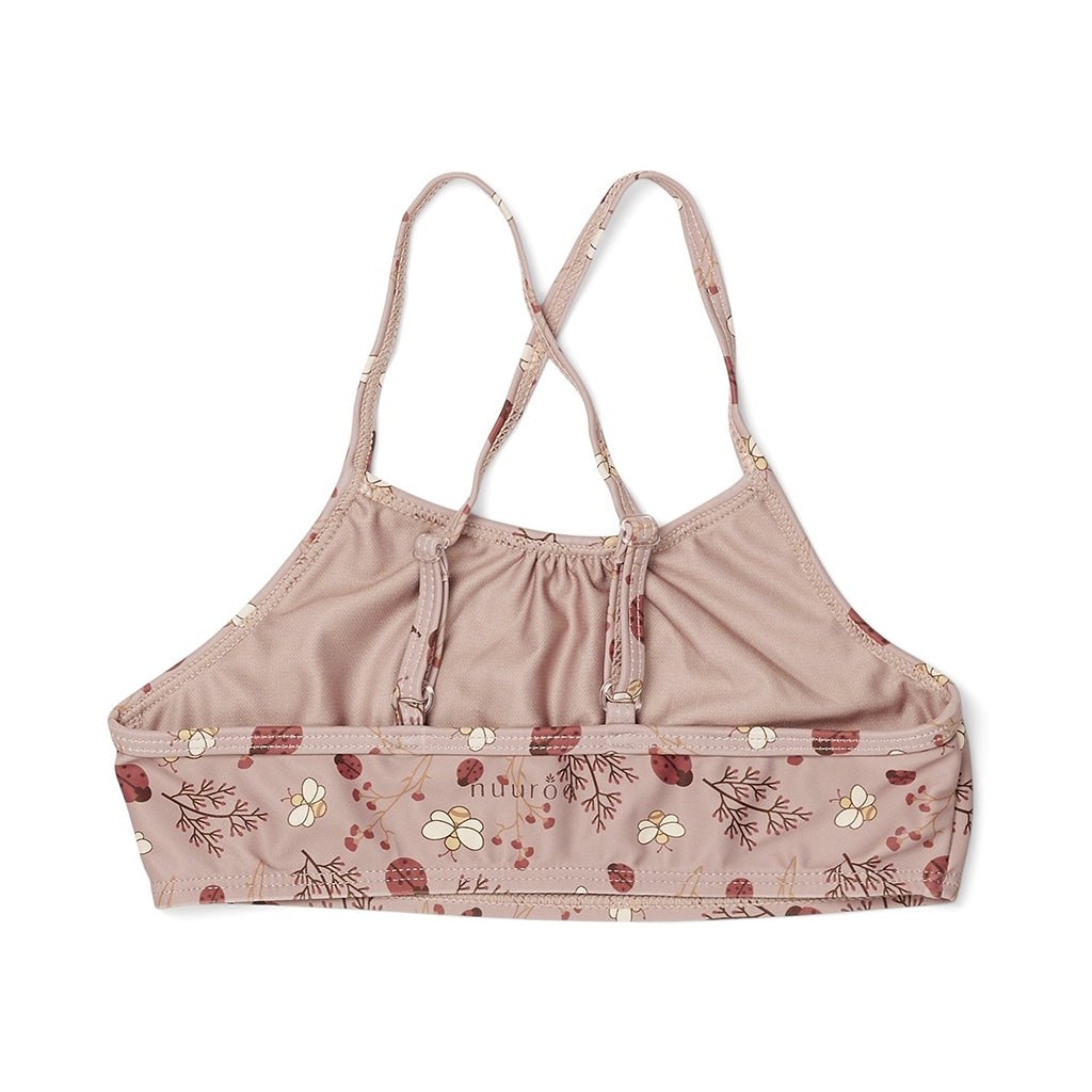 Zana Bikini bloemenprint zandkleur UPF 50+