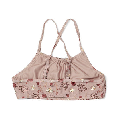 Zana Bikini bloemenprint zandkleur UPF 50+
