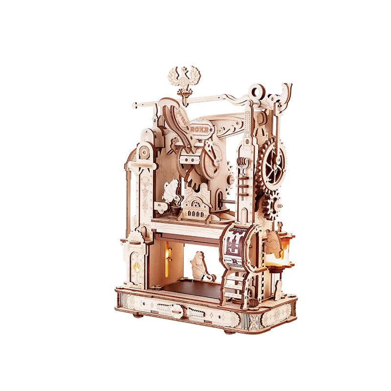 3D houten puzzel Robotime Classic Printing Press LK602