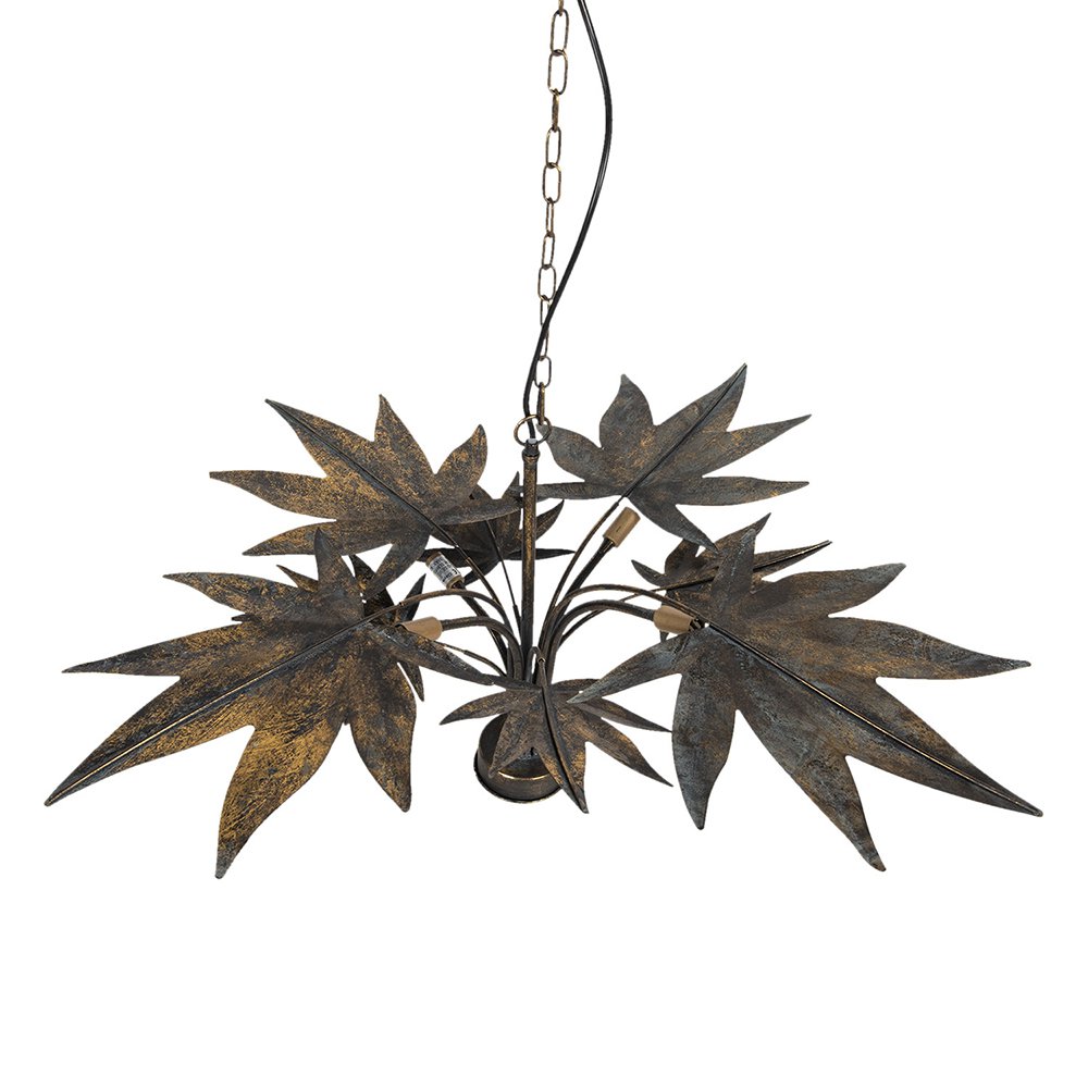 Pendant Lamp 86x86x49 cm Copper-Colored Metal Pendant Lamp Dining Table