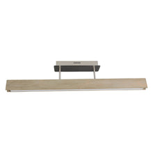 LED Ceiling Light Straight 97.5 cm Metal Wood Acrylic Ash Wood