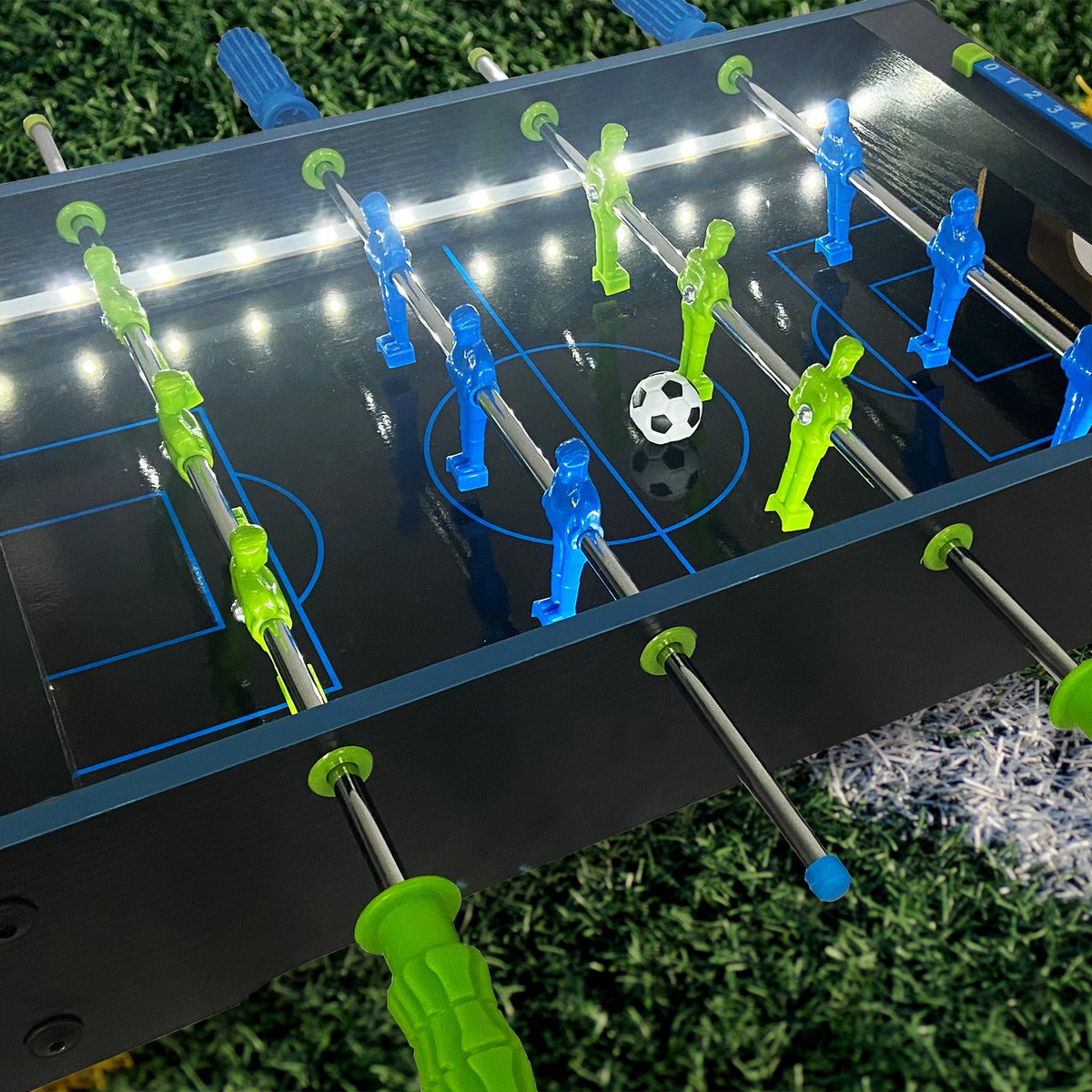 Tafelvoetbal 49x30x8 cm met LED