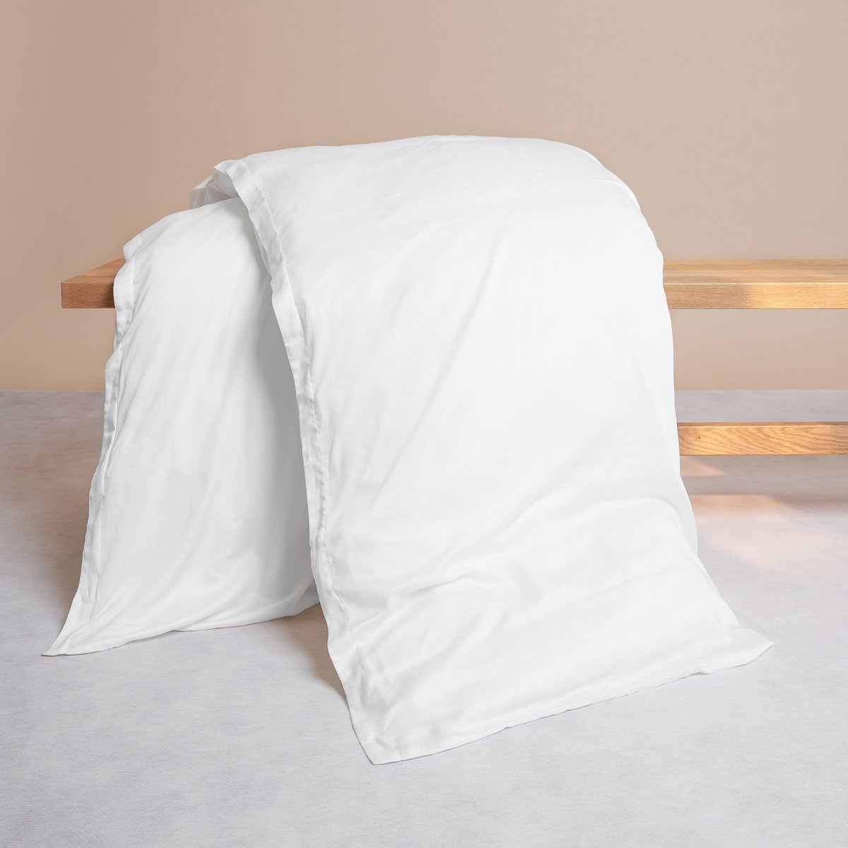 Dekbedovertrek Tencel Sateen wit