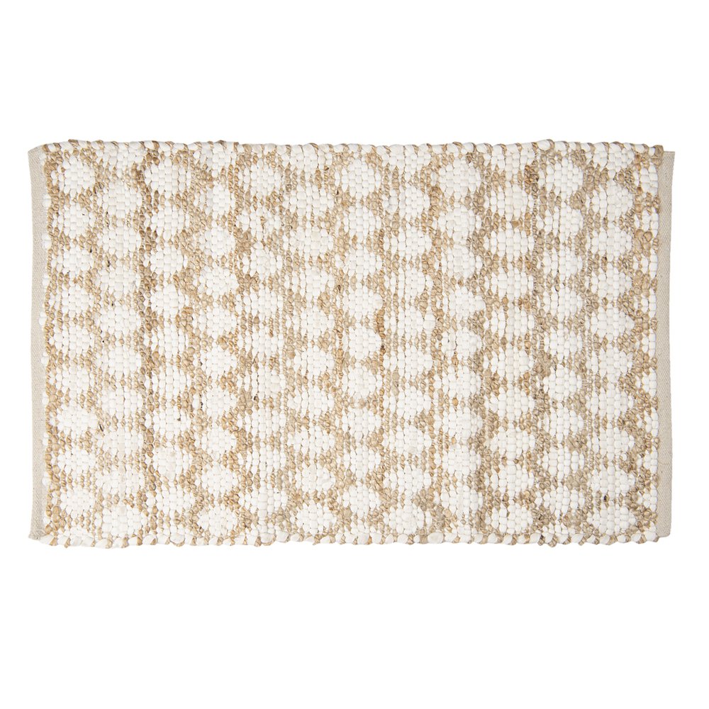 Rug 60x90 cm Brown Cotton Carpet