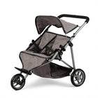 Twin Doll Stroller Grey