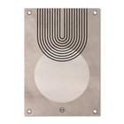 Garden poster abstract rainbow sun