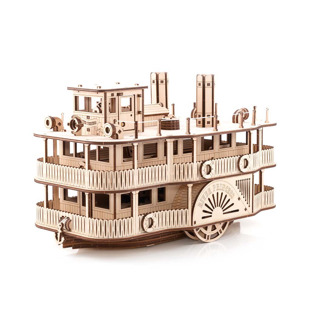 Houten puzzel 3D scheepsmodel 416 onderdelen 35x20x22.5 cm