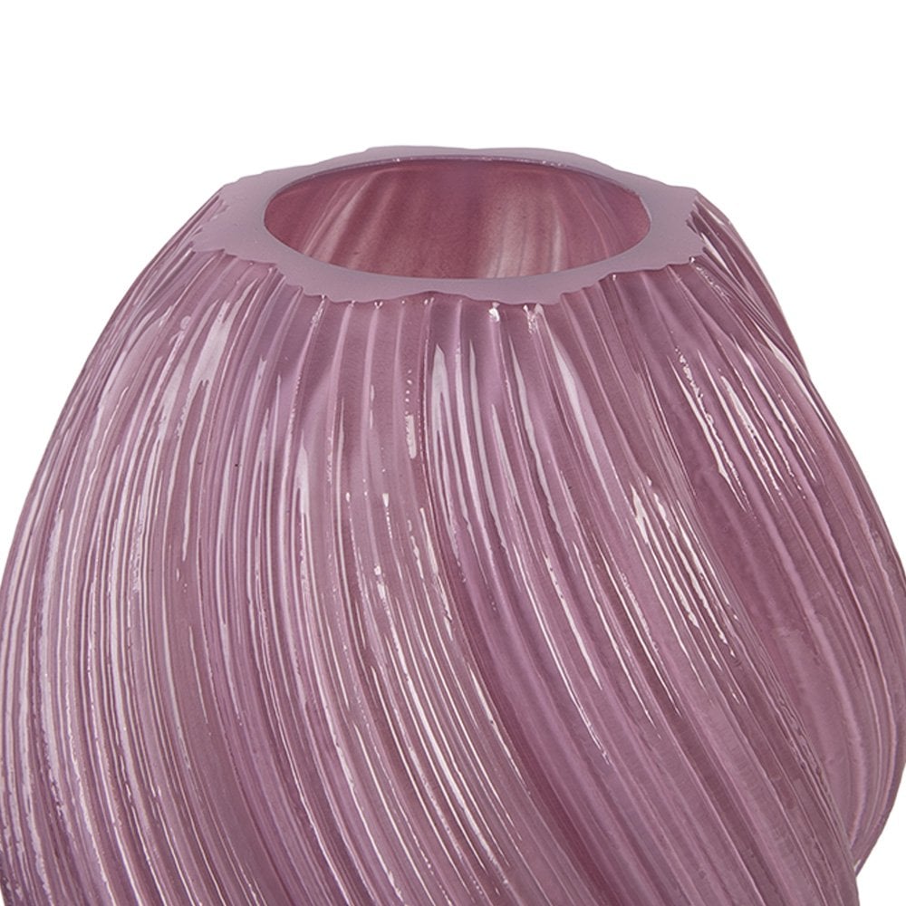Vaas Ø 17x21 cm Paars Glas