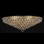 Plafondlamp Kristal Ø80x27 cm E14 goudkleurig ijzer