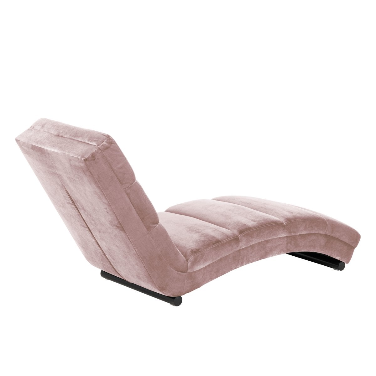 Chaise longue 170x60x82 cm roze fluweel