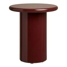 Otago Side Table, bordeaux, ø45x50 cm