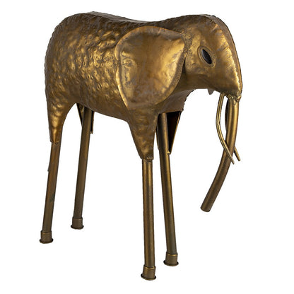Figurine Elephant 50x16x50 cm Copper Coloured Metal Home Decor