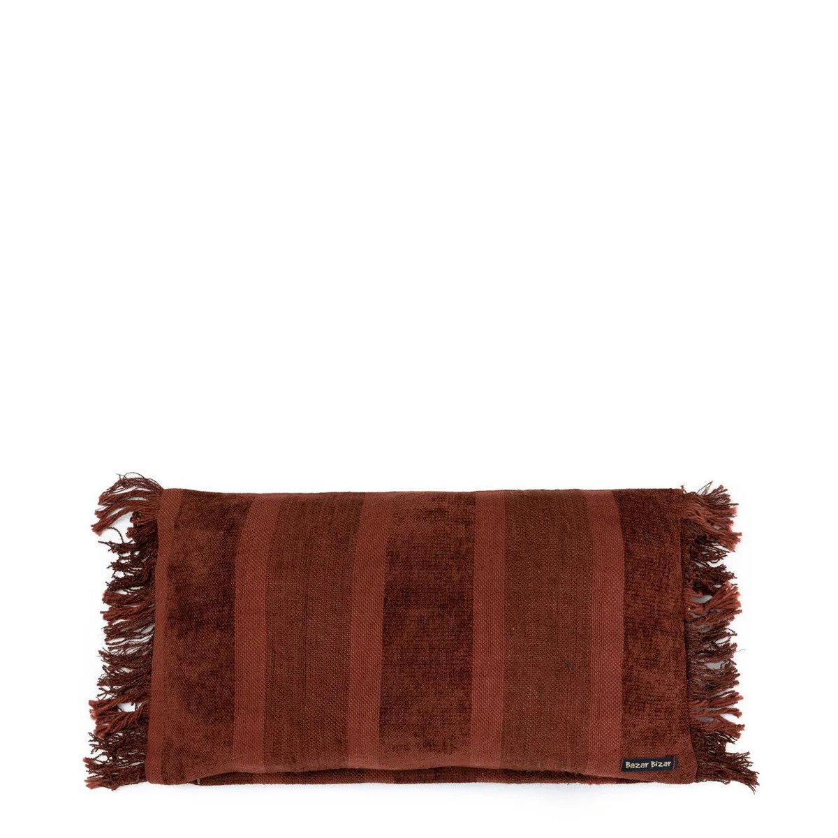 Kussenhoes fluweel bordeaux 30x50 cm