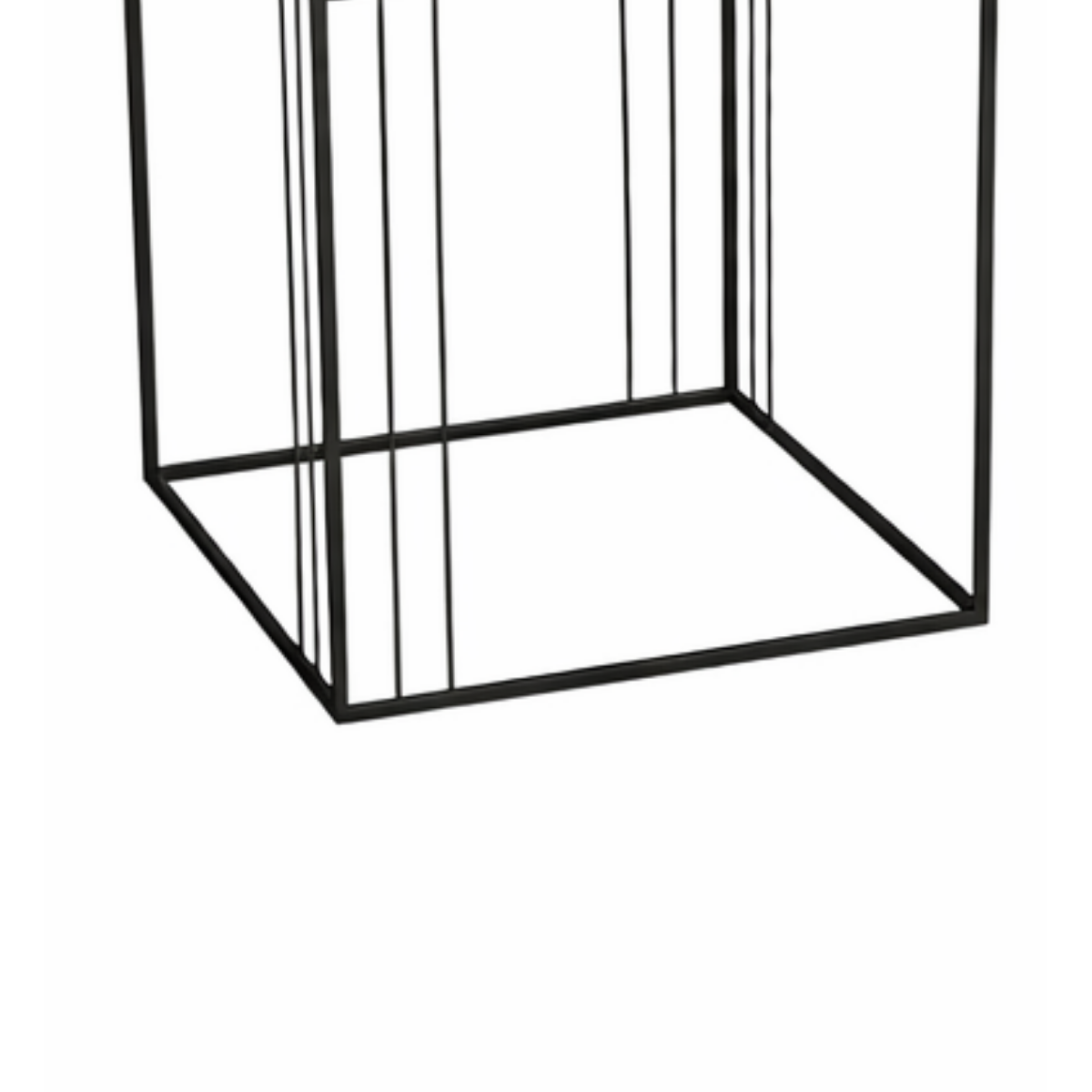 Bijzettafel set 3 stuks metaal zwart