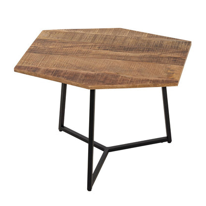 Zije Salontafel 56 X 48 Cm Metalen Frame Zwart Duurzaam