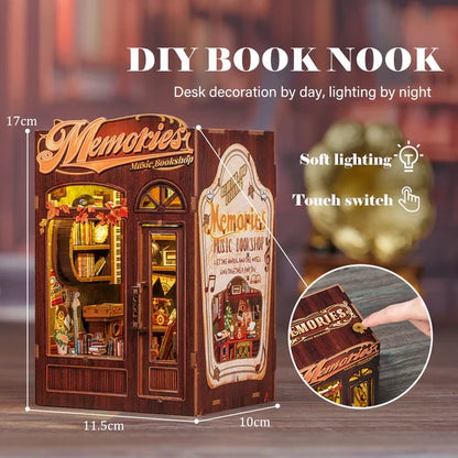 Booknook 11,5x10x17 cm hout