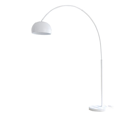 Booglamp 195 cm wit marmer metaal