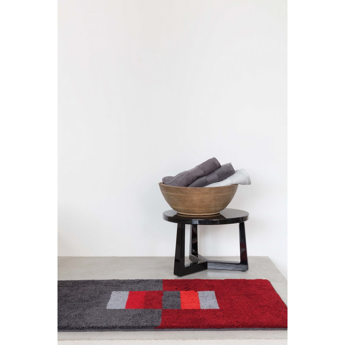 Toiletmat 50x60 cm rood acryl