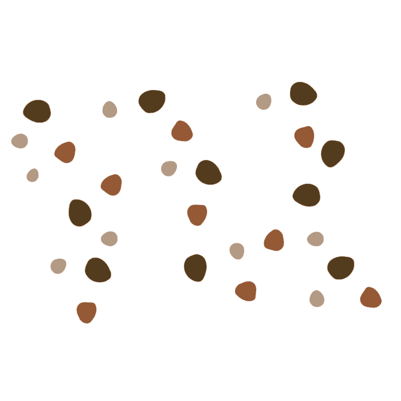 Wall sticker drawn dots tint dark