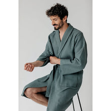 Badjas gewafeld katoen unisex