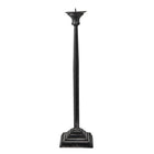 Candlestick Ø 10x31 cm Black Iron Candle Holder