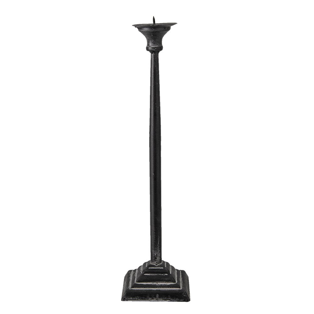 Kandelaar Ø 10x31 cm Zwart IJzer Kaarsenstandaard