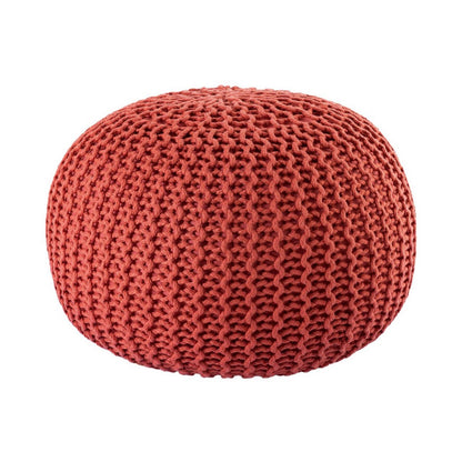 Pouf buiten Ø55x37 cm gerecycled plastic